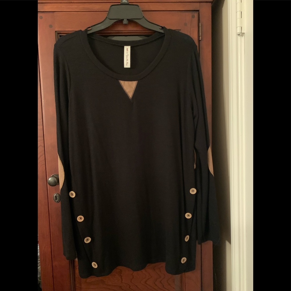 Light weight so cute black sweater. Size large